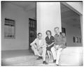 Mother's Club scholarship winners during Mothers Weekend, 1954