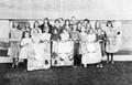 Girls sewing club of Prineville, Crook County, October 1923