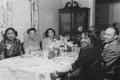 Jazz pianist Hazel Scott (2nd from left) and others at a dinner