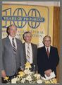 John R. Davis, Thayne R. Dutson, and G. Burton Wood at Ag Awards/Centennial Luncheon