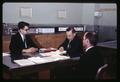 Food Technology student job interview, Oregon State University, Corvallis, Oregon, circa 1965