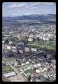 Aerial view of Oregon State University and Corvallis, Oregon looking west, April 7, 1969