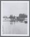 Flooded house at confluence of Willamette and Mary's Rivers, circa 1885