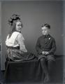 Unidentified portraits of men, women, and children