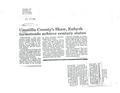 Newspaper articles discussing recognition of Umatilla County farms