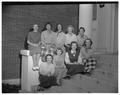 Future Homemakers of America members, March 1954