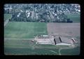 Aerial view of Oregon State University dairy facilities, Corvallis, Oregon, 1976