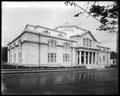 Christian Science Church, Portland. Stone building with cupola, columns at entryway. Street in foreground.