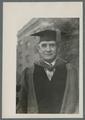 William Jasper Kerr in cap and gown, 1931