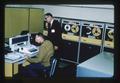 Tom Yates and Lyle Calvin in computing center, Oregon State University, Corvallis, Oregon, 1964