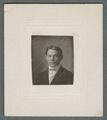 "Postage stamp" portrait photographs mounted on small backings, circa 1905