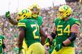 Royce Freeman, Cam McCormick & Calvin Throckmorton, 2017