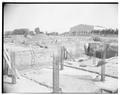 Construction of new men's dorm, November 16, 1956