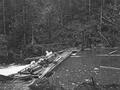 Mill Creek splash dam, east of Reedsport, Oregon