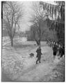 Winter view of Education Hall, December 25, 1948