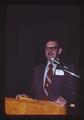 Bill Hulse speaking at Oregon Wheat Growers League, Moro, Oregon, 1976