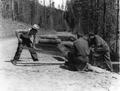 CCC maintenance work on Swan Lake Road, Colville National Forest