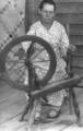 Mary Willmott, spinner, weaver and quilter