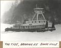 Tug ""Tyee"" breaking ice by Bonneville