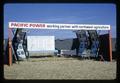 Pacific Power information booth at Irrigation Fair, Jackson Farm, Corvallis, Oregon, 1966