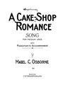 A cake-shop romance