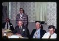 Dean Cooney speaking to Agricultural Engineering Research Foundation trustees, Corvallis, Oregon, 1974