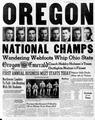 Oregon National Champs, 1939