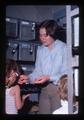 Technician with children in Small Animal Lab, Oregon State University, Corvallis, Oregon, June 1974