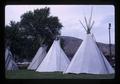 Tipis at Wasco County Fair, Tygh Valley, Oregon, 1968