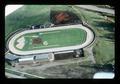 Closeup of track in sports complex, Oregon State University, Corvallis, Oregon, 1975