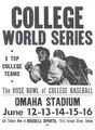 1952 College World Series poster