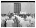Boys State group at capitol in Salem, Summer 1958