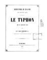 Le Typhon du 31 Juillet 1879