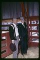 Emery Moore and Senator Wayne Morse at Moore's ranch, Kings Valley, Oregon, circa 1965