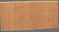 Textile panel of bright brown plain weave cotton