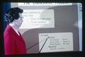 Dr. Betty Hawthorne and cholesterol charts, 1965