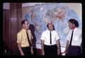 Larry Burrill, William Furtick, and Ivan Buddenhagen at International Plant Protection Center, Oregon State University, Corvallis, Oregon, August 1969