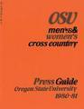 1980-1981 Oregon State University Men's and Women's Cross Country Media Guide