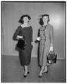 Students participating in a Home Economics fashion show during Mothers Weekend, May 10, 1957