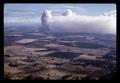 Aerial view of field burning east of Salem, Oregon, circa 1969