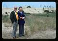 Alice Henderson with Jake Mann by Rhodo Dunes golf course, Florence, Oregon, 1974