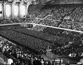 Commencement in Gill Coliseum