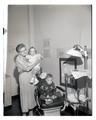Gertrude Tank with children at a dental office