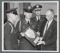 ROTC engineers with award, circa 1955