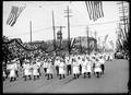 Parade in a downtown area.