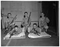 NROTC rifle team, 2nd National Hurst, January 1957