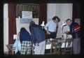 Gary Thomas bourse table at Portland Coin Show, Portland, Oregon, 1975