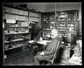 T. H. Crawford in his office