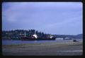 Cargo ship leaving Yaquina Bay, 1966