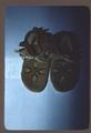 Beaded moccasins, child, artist Elsie Hall